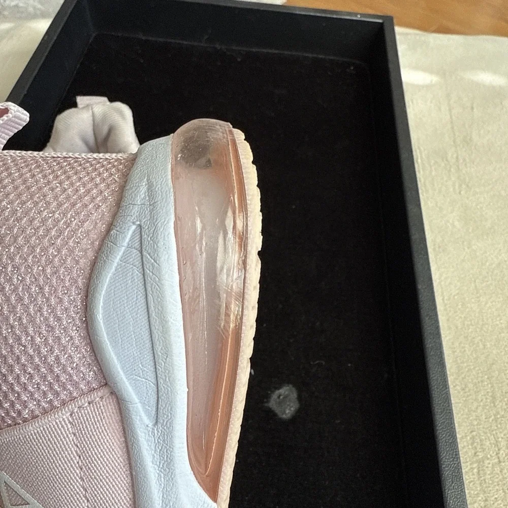 Nautical Girl Size 6, Slip On Pink And Gold Mesh‎ Tennis Shoes 4702